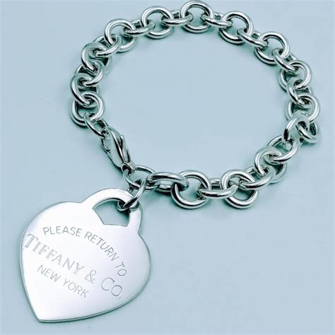 tiffany colorful heart bracelet|tiffany extra large heart bracelet.